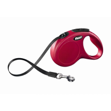  Flexi New Classic szalagos automata póráz S 5m 15kg-ig piros nyakörv, póráz, hám kutyáknak