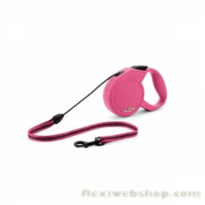 Flexi New Classic zsinór M 5m 20kg-ig pink nyakörv, póráz, hám kutyáknak