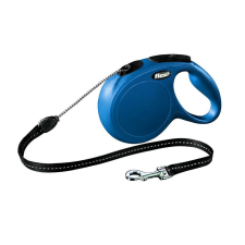 Flexi New Classic zsinóros automata póráz M 8m 20kg-ig kék nyakörv, póráz, hám kutyáknak