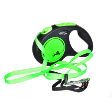 Flexi New Neon S/5m Csévélő szalagos kutyapóráz - Neon nyakörv, póráz, hám kutyáknak
