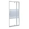  Flexi-S állítható zuhanyajtó 76-91x185 cm