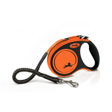 Flexi Xtreme S/5m Csévélő szalagos kutyapóráz - Narancssárga (803420) nyakörv, póráz, hám kutyáknak