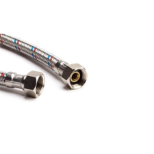  Flexibilis bekötőcső  vízre 1/2"-1/2" BB. 30 cm. hűtés, fűtés szerelvény