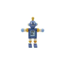  Flexibilis robot kék színben játékfigura