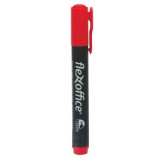 FLEXOFFICE Alkoholos marker, 1,5 mm, kúpos, flexoffice &quot;pm03&quot;, piros fo-pm03red filctoll, marker