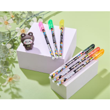 FLEXOFFICE Golyóstoll, 0,25 mm, kupakos, FLEXOFFICE &quot;FO-058 Tropical&quot;, kék toll