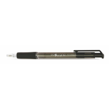 FLEXOFFICE Golyóstoll, 0,4 mm, nyomógombos, FLEXOFFICE "EasyGrip", fekete toll
