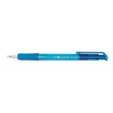 FLEXOFFICE Golyóstoll, 0,4 mm, nyomógombos, FLEXOFFICE "EasyGrip", kék toll