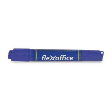 FLEXOFFICE &quot;PM04&quot; 0,8/6,0 mm kúpos/vágott kétvégű kék alkoholos marker filctoll, marker
