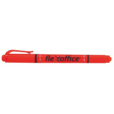 FLEXOFFICE Szövegkiemelő, 1,0/4,0mm, kétvégű, FLEXOFFICE "HL01", narancs, 12db/cs filctoll, marker