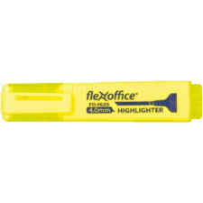 FLEXOFFICE Szövegkiemelő, 1-4 mm, FLEXOFFICE &quot;HL05&quot;, sárga filctoll, marker