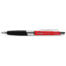FLEXOFFICE Tango nyomógombos golyóstoll - 0.35mm / Piros (12 db) (FO-04RED) toll