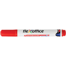 FLEXOFFICE WB03 2,5 mm Táblamarker - Piros (12 db/csomag) filctoll, marker