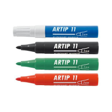 Flipchart marker vízbázisú 3mm kerek ARTIP 11 fekete filctoll, marker