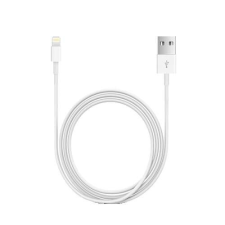 Flippy adatkábel kompatibilis iPhone, 2A, 1m, WUW-X83, buborékfólia, fehér mobiltelefon kellék