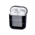 Flippy AirPods tok fekete márvány szorítógyűrűvel