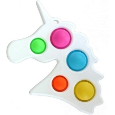 Flippy Antistress Toy - Fidget Toy, egyszerű gödröcskék, egyszarvú, fehér készségfejlesztő