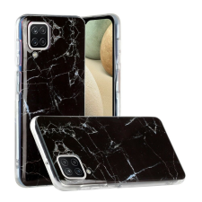 Flippy Apple iPhone 11 Pro lágy IMD TPU fekete márvány tok állvánnyal együtt tok és táska