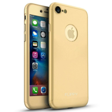 Flippy Apple iPhone 7 Premium teljes borító 360 arany + ajándékfilm tok és táska