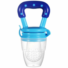 Flippy Cumi ételdiverzifikációhoz/fogzáshoz Flippy, friss gyümölcsökhöz és pürékhez, kék, BPA-mentes etetőcumi