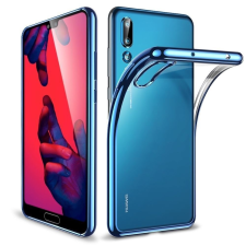 Flippy Huawei P20 Pro átlátszó tok kék szegéllyel tok és táska