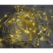 Flippy karácsonyi fényberendezés, jégcsap típusú fényfüggöny, 45 m, 1080 meleg hatású fehér LED izzóval, villanó fényjátékkal, tartozék akkumulátorral 6.5 m gumi burkolatú fehér vezetékkel 22 karácsonyfa izzósor