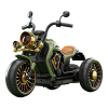 Flippy KeepHome elektromos motorkerékpár, akkumulátorral, távirányítóval, Bluetooth, felborulásgátló rendszerrel, fény- és hangrendszerrel, 1-8 év, 93 x 48 x 63 cm, zöld