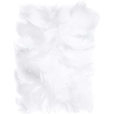 Flippy Konfetticső, KeepHome, Feather Model, 27 cm, Make It Fly, Fehér party kellék