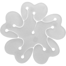 Flippy Léggömbállvány, KeepHome, Virágforma, Kétrétegű, 11 léggömbhöz, 8x8cm, 4,6g party kellék