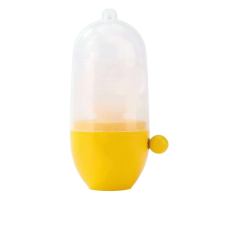 Flippy Mini kézi shaker tojáshoz, KeepHome, sárgájához és fehérjéhez, turmixgép, 15x6 cm, sárga konyhai eszköz