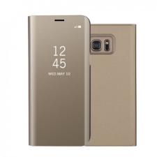 Flippy Samsung Galaxy J7 Case 2017 Flip Cover Gold Mirror tok és táska