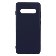 Flippy védőtok kompatibilis a Samsung Galaxy S10 Matte Tpu sötétkék telefonnal tok és táska