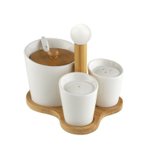 FLORINA Adria fűszerkészlet, fehér, fehér konyhai eszköz