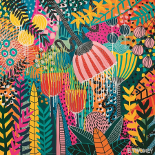  Flowery gyönyörű jövő 1000 darabos puzzle puzzle, kirakós