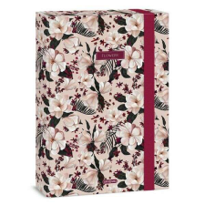 Flowery Pink virágos füzetbox - A4 füzetbox
