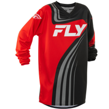 FLY RACING F-16 gyerek motokrossz mez fekete-piros-fehér motocross mez