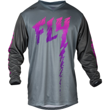  FLY RACING F-16 Ifjúsági Mez - Szürke/Szén/Pink motocross mez