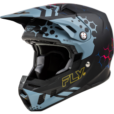 Fly RACING Formula CC Tektonikus Sisak - Matt Fekete/Pala bukósisak