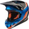 Fly RACING Formula CC versenyzői sisak kék/narancs/fekete