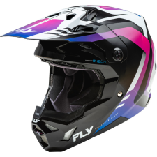 FLY RACING Formula CP Kripton Sisak - Fehér/Fekete/Lila bukósisak