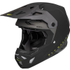 Fly RACING Formula CP Slant Sisak - Matt Fekete/Szürke/Kiemelten Látható
