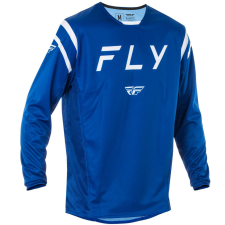FLY RACING Kinetic Centre motokrossz mez kék-fehér motocross mez