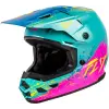 FLY RACING Kinetic Drip Gyerek Bukósisak - Piros/Fehér/Kék FLY RACING Sisakok és ruházat Sisakok és tartozékok Offroad sisakok