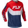 FLY RACING Kinetic mez - Piros/Fehér/Kék FLY RACING Sisakok és ruházat Motocross ruházat Motocross mezek