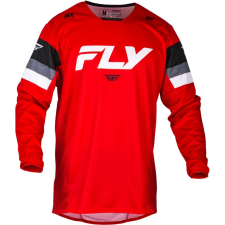 Fly RACING Kinetic Prix Mez - Piros/Szürke/Fehér motocross mez