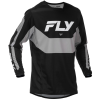 FLY RACING Kinetic USA motokrossz mez fekete-szürke