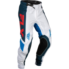 Fly RACING Lite Ifjúsági Nadrág - Piros/Fehér/Sötétkék motoros nadrág