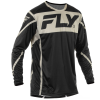 FLY RACING Lite motokrossz mez fekete-szürke