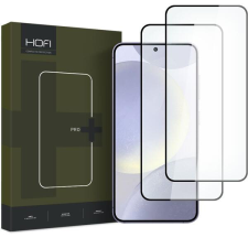  FNS0159 Samsung Galaxy S24 HOFI Glass Pro+ üveg képernyővédő fólia, 2 db-os csomag, Fekete mobiltelefon kellék
