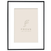 Focus Aster alumínium képkeret 20x25cm (pp 15x20cm) - fekete